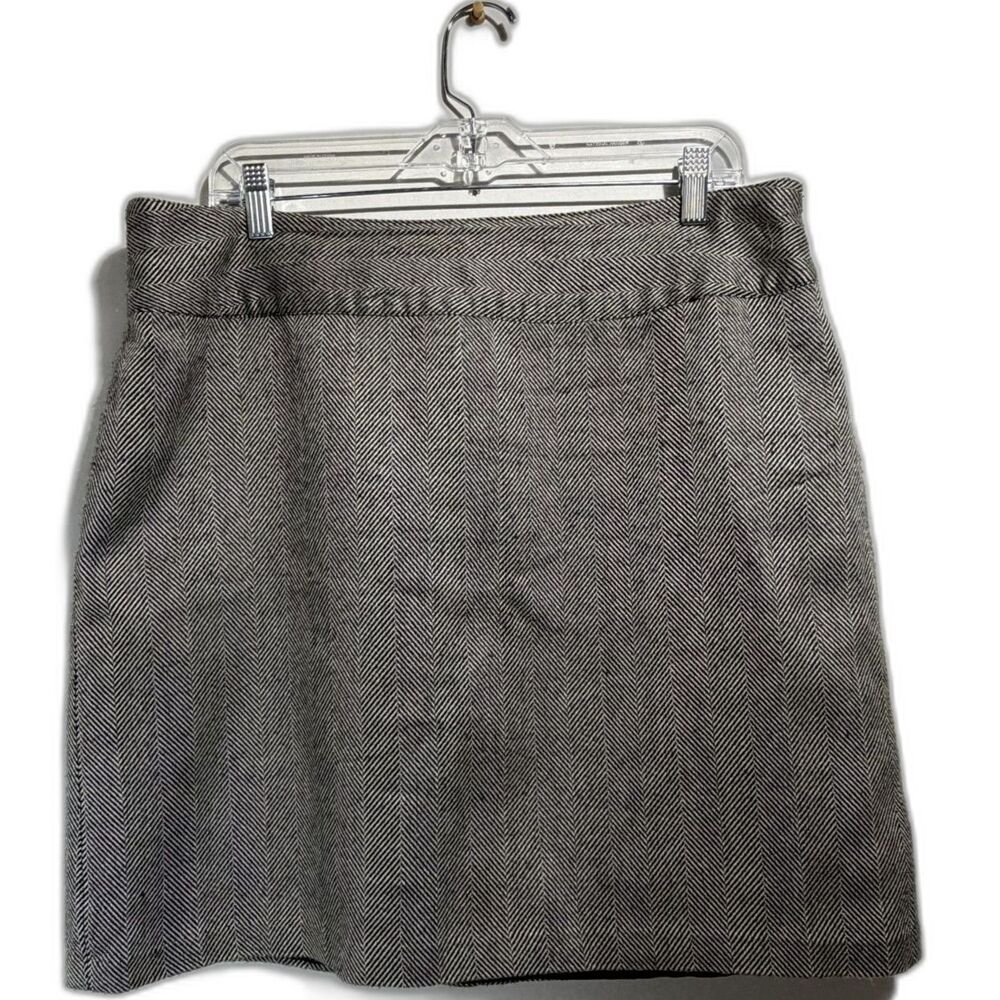 Geoffrey Beene Sport Herringbone Tweed Mini Skirt
